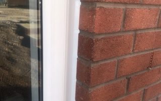 Mastic application to window