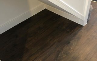 Sealant to skirting to flooring