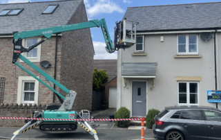 Mastic company with cherry picker Quedgeley